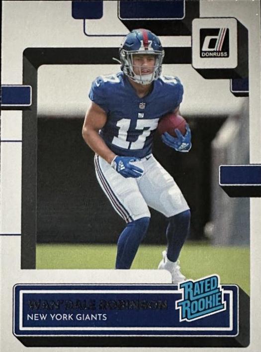 Wan'Dale Robinson #320 Football Cards 2022 Panini Donruss