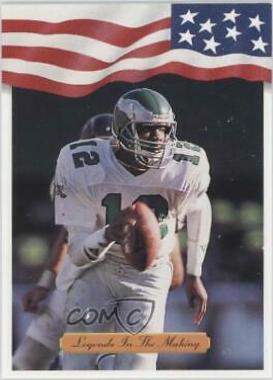 Randall Cunningham #4 Football Cards 1992 All World
