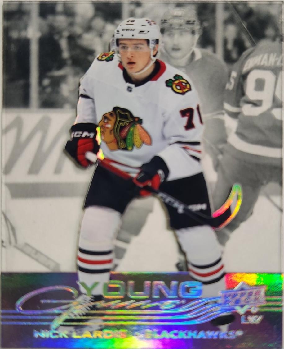 Nick Lardis #731 2025 Upper Deck Extended Series Acetate Young Guns Hockey