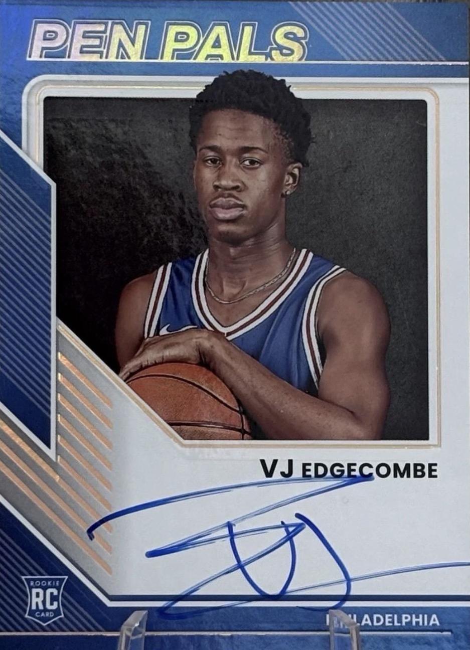 VJ Edgecombe #1 2025 Panini Donruss Pen Pals Basketball