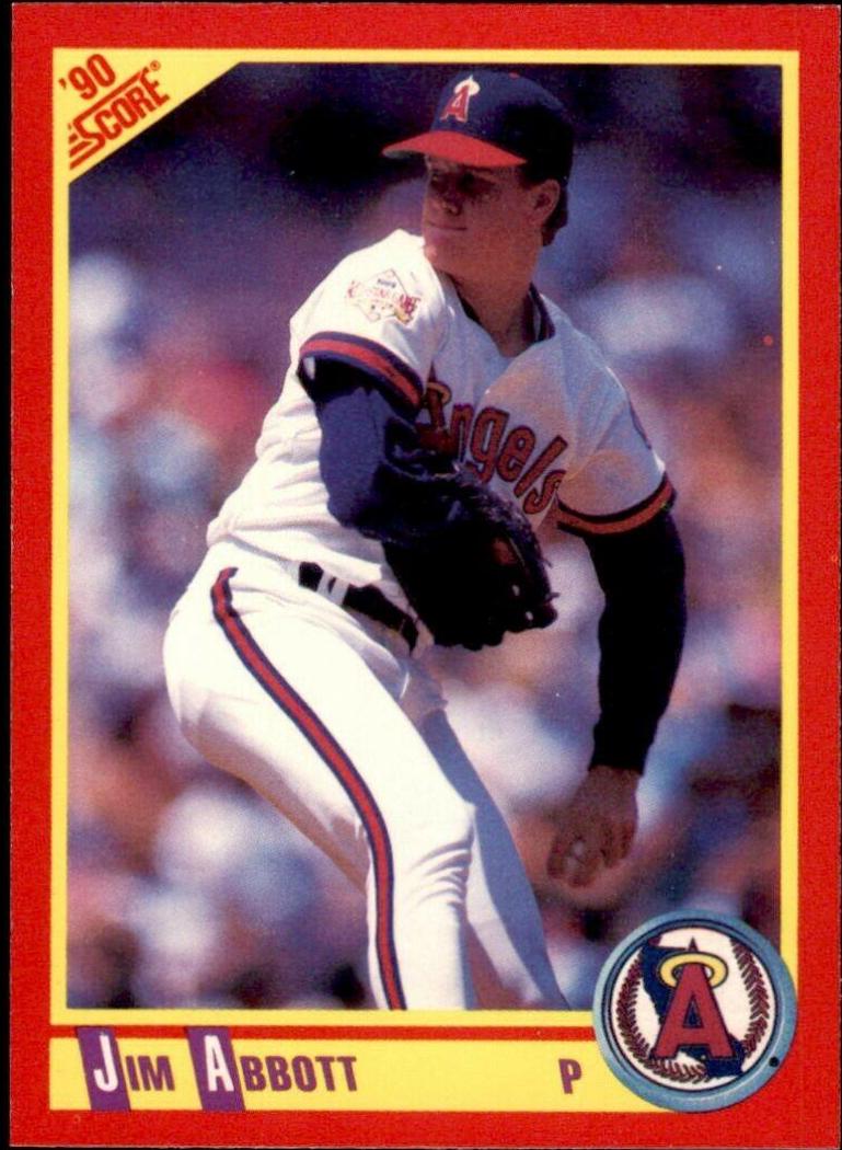 Jim Abbott #330 Baseball Cards 1990 Score