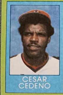 Bake McBride, Cesar Cedeno, Dave Concepcion #58, 77, 95