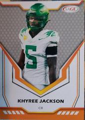 Khyree Jackson [Silver] #177 Football Cards 2024 Sage HIT Prices