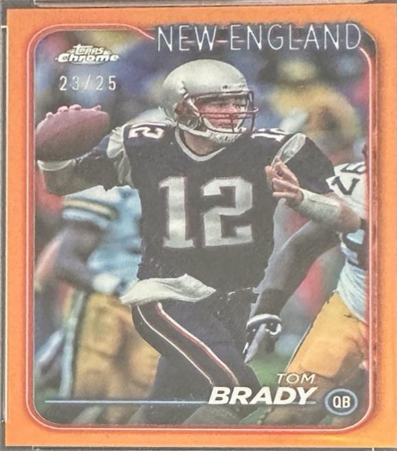 Tom Brady [Orange Refractor] #120