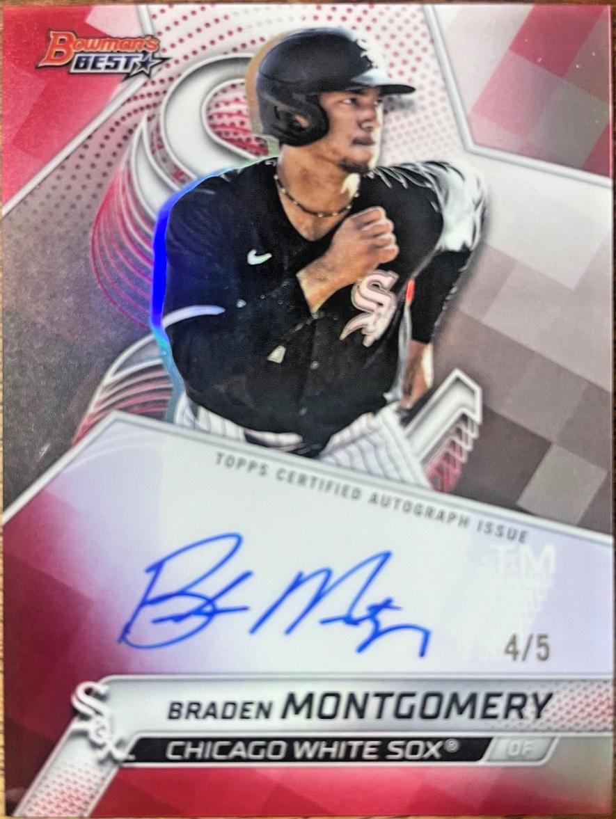 Braden Montgomery [Red X-Fractor] #B25-BM