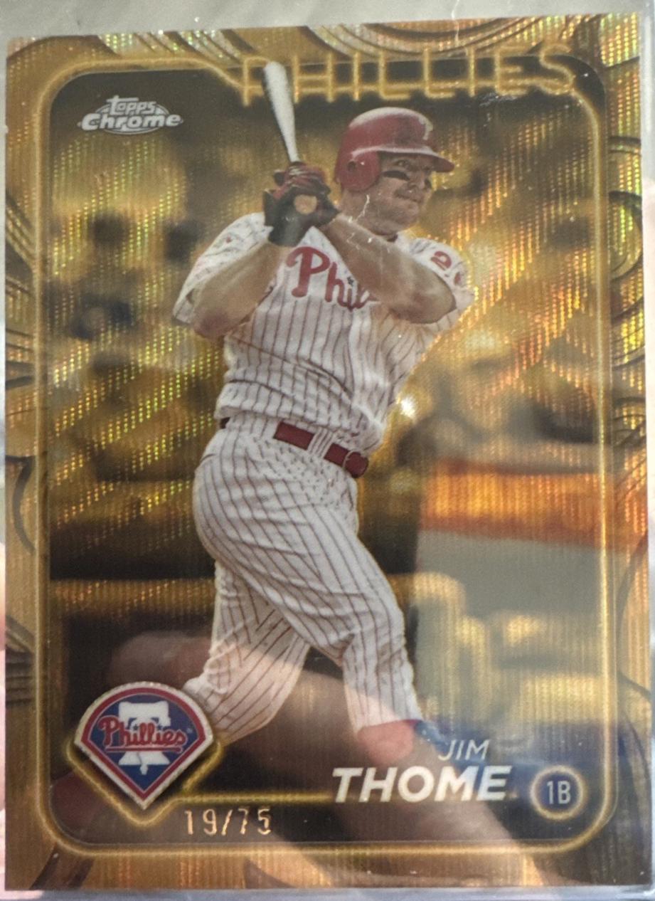 Jim Thome [Gold Refractor] #126