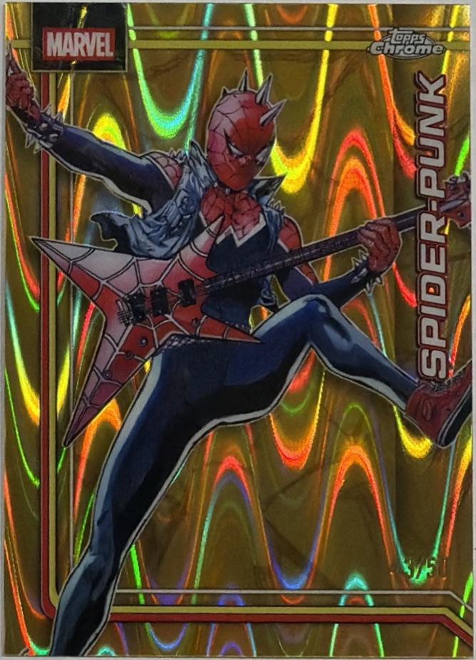 Spider-Punk Gold RayWave Refractor