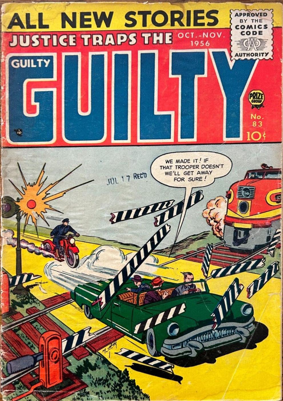 Justice Traps the Guilty #83 (1956) Comic Books Justice Traps the Guilty