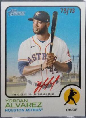 Yordan Alvarez [Special Edition Red Ink] #ROA-YA