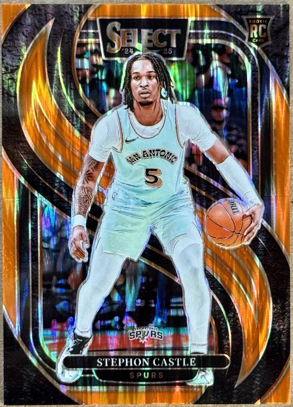 2024 Stephon Castle [Orange Flash Prizm] #175