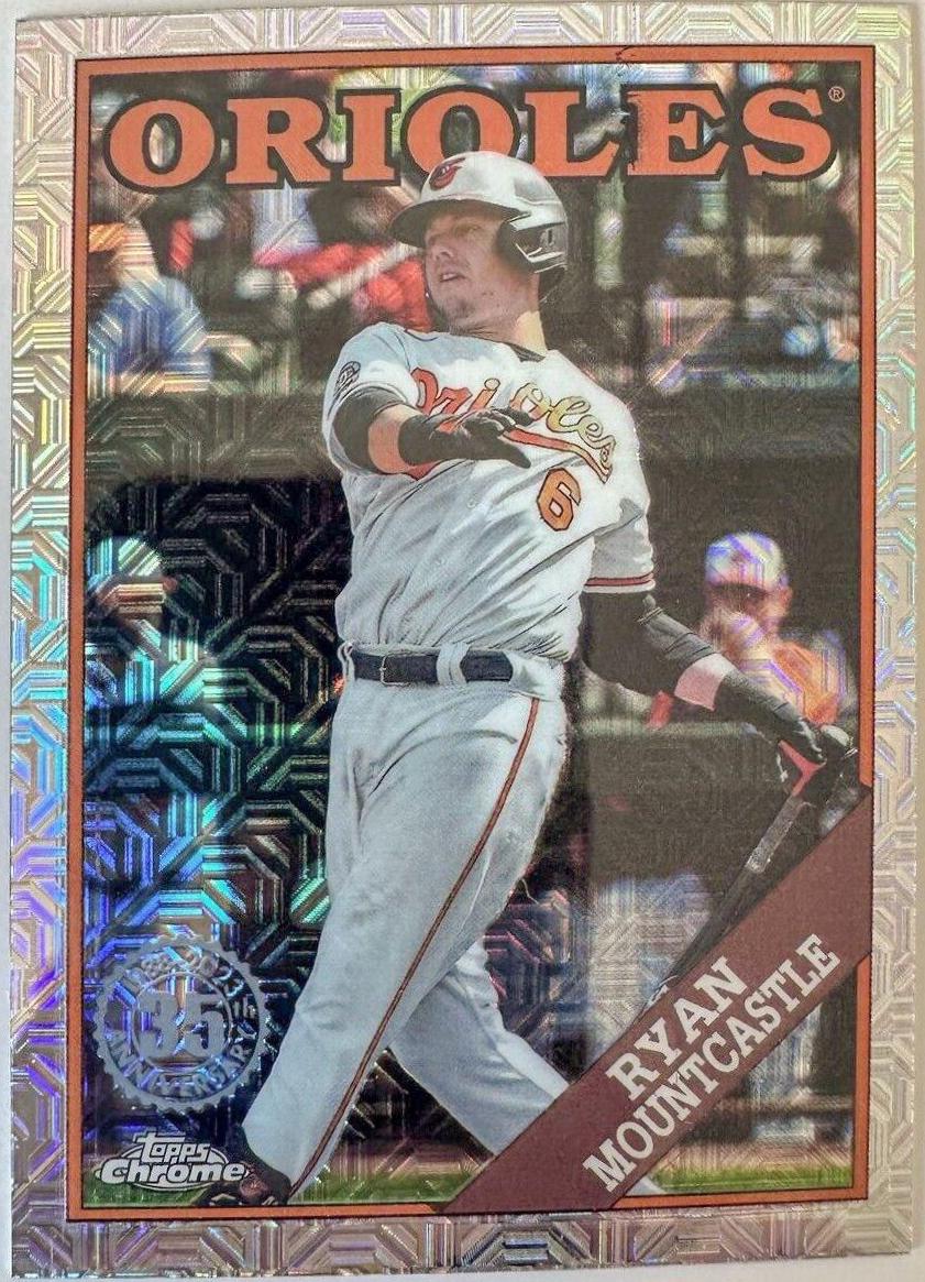 Ryan Mountcastle #2T88C-12 Baseball Cards 2023 Topps Series 2 1988 Chrome