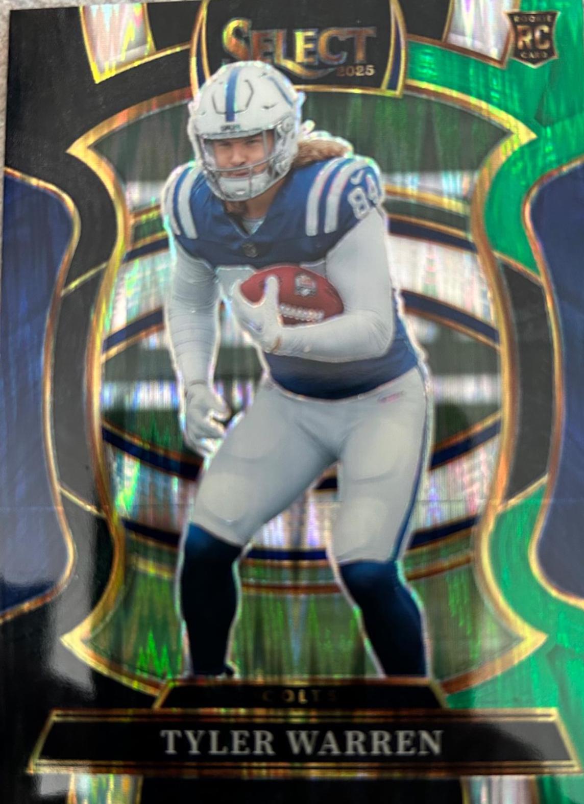 2025 Tyler Warren [Black Green Prizm Shock] #33