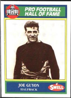 Joe Guyon #47 Football Cards 1988 Swell Greats