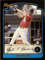 Joe Mauer #148 Baseball Cards 2003 Bowman Draft Picks Prices