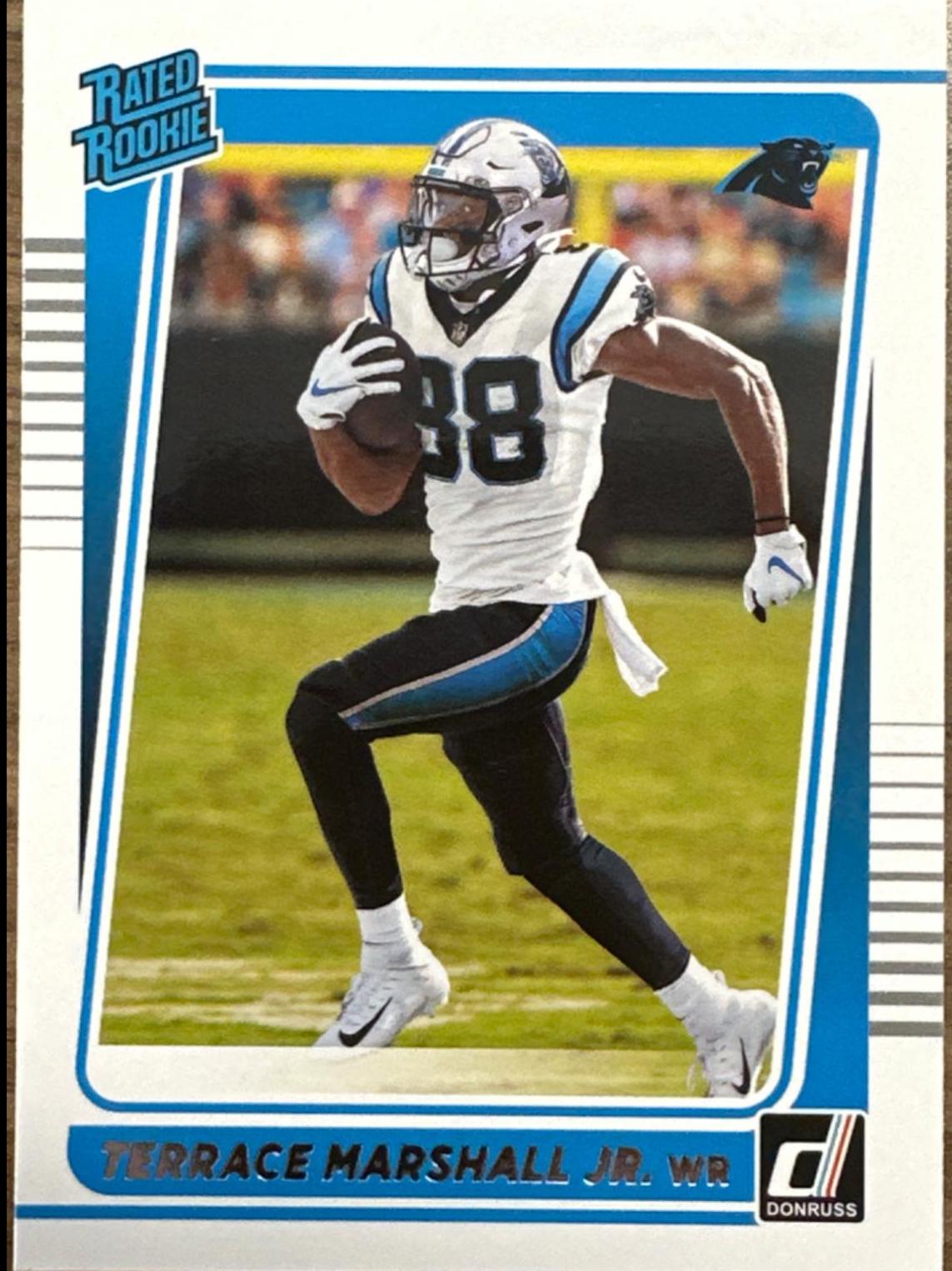 Terrace Marshall Jr. #266 Football Cards 2021 Panini Donruss