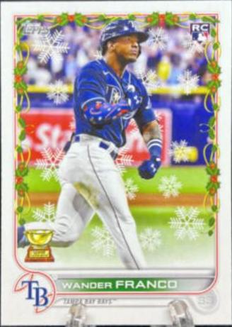 Wander Franco [SP Variation] #HW181 Baseball Cards 2022 Topps Holiday