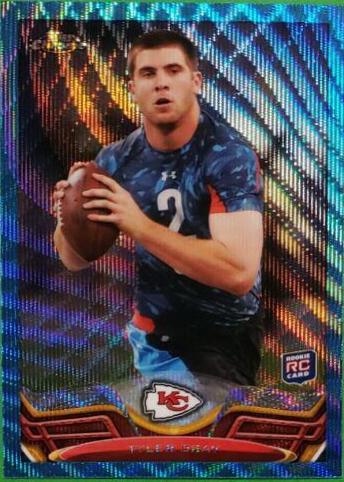 Tyler Bray [Blue Wave Refractor] #40