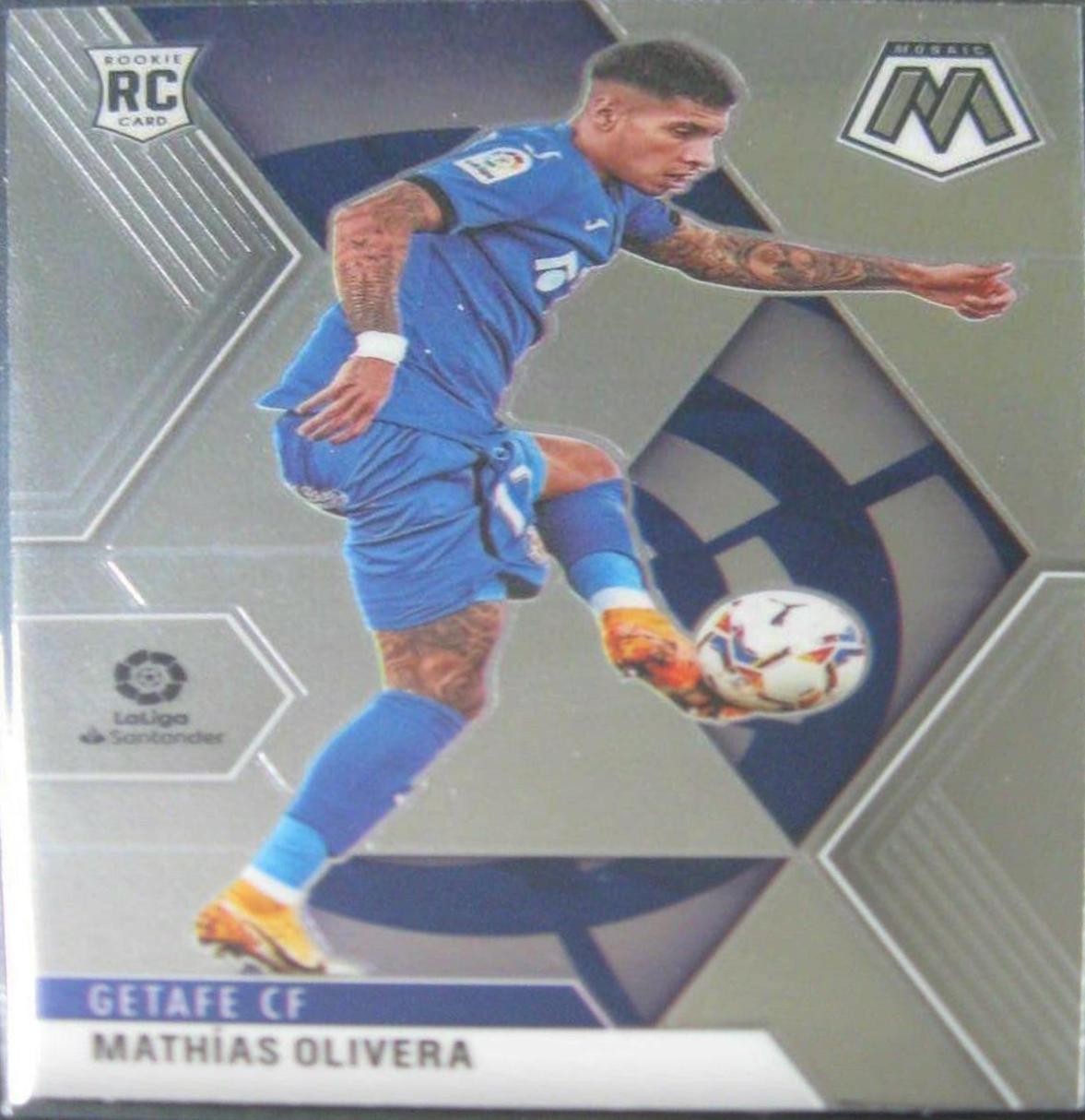 Mathias Olivera #65 Soccer Cards 2020 Panini Mosaic La Liga