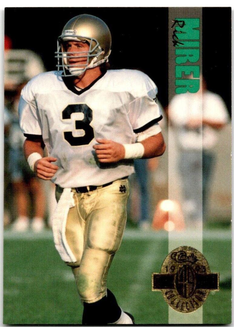 Rick Mirer #92 Football Cards 1993 Classic Four Sport
