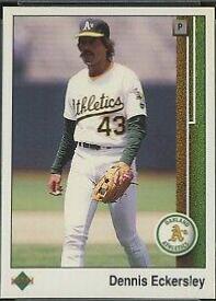 Dennis Eckersley #289 Baseball Cards 1989 Upper Deck