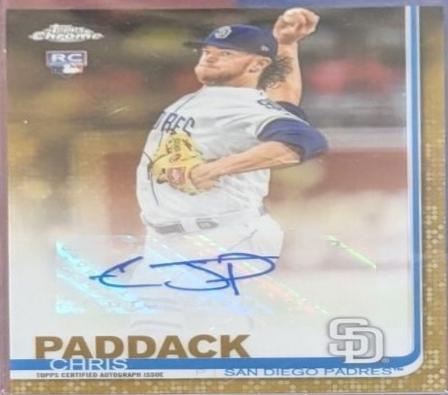 Chris Paddack [Gold Refractor] #RA-CPA