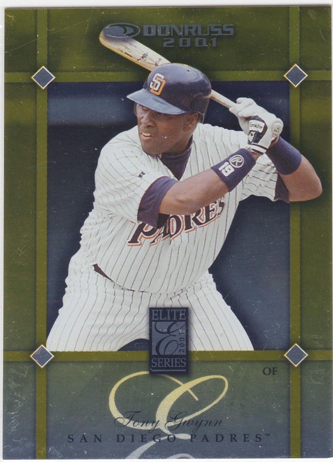 Tony Gwynn #ES-17 Baseball Cards 2001 Donruss Elite Series
