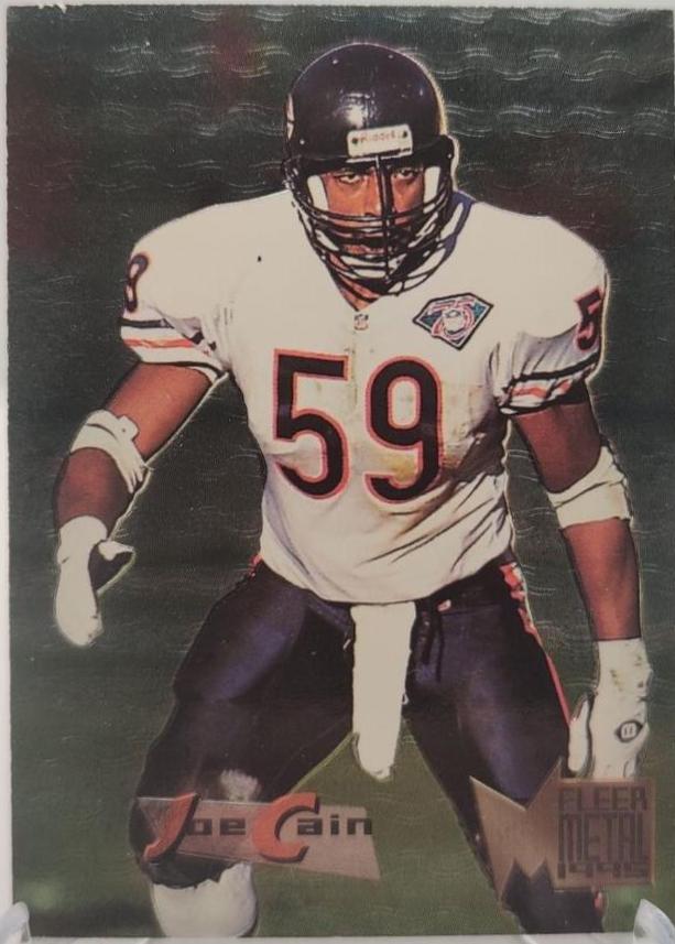 Joe Cain #27 Football Cards 1995 Fleer Metal