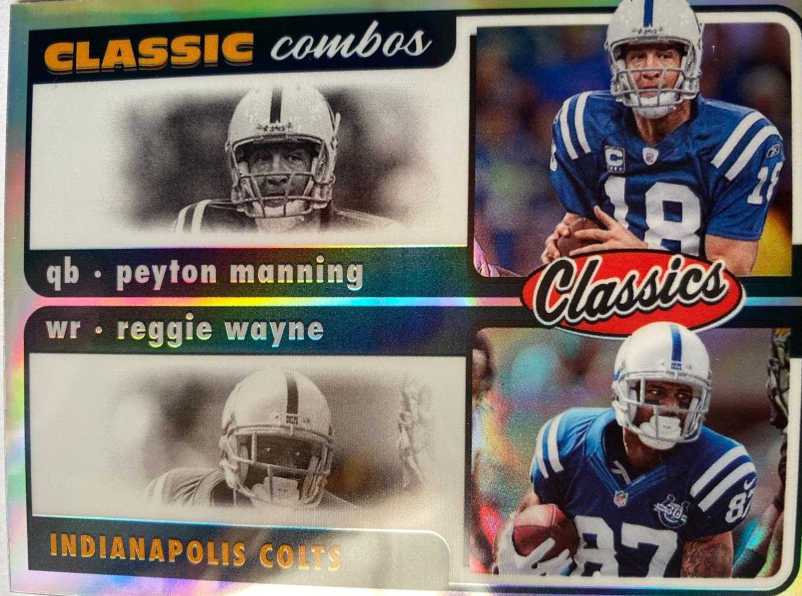 Peyton Manning, Reggie Wayne [Silver] #CC-1