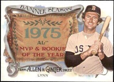 Fred Lynn #BS-47 Baseball Cards 2022 Topps Allen & Ginter Banner Seasons