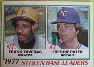 1977 Stolen Base Leaders
