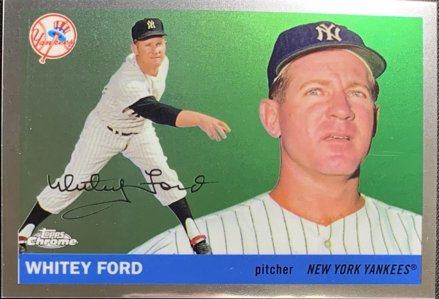 Whitey Ford #55NW-2 2025 Topps Chrome Platinum Baseball 1955 Cards That Never Were