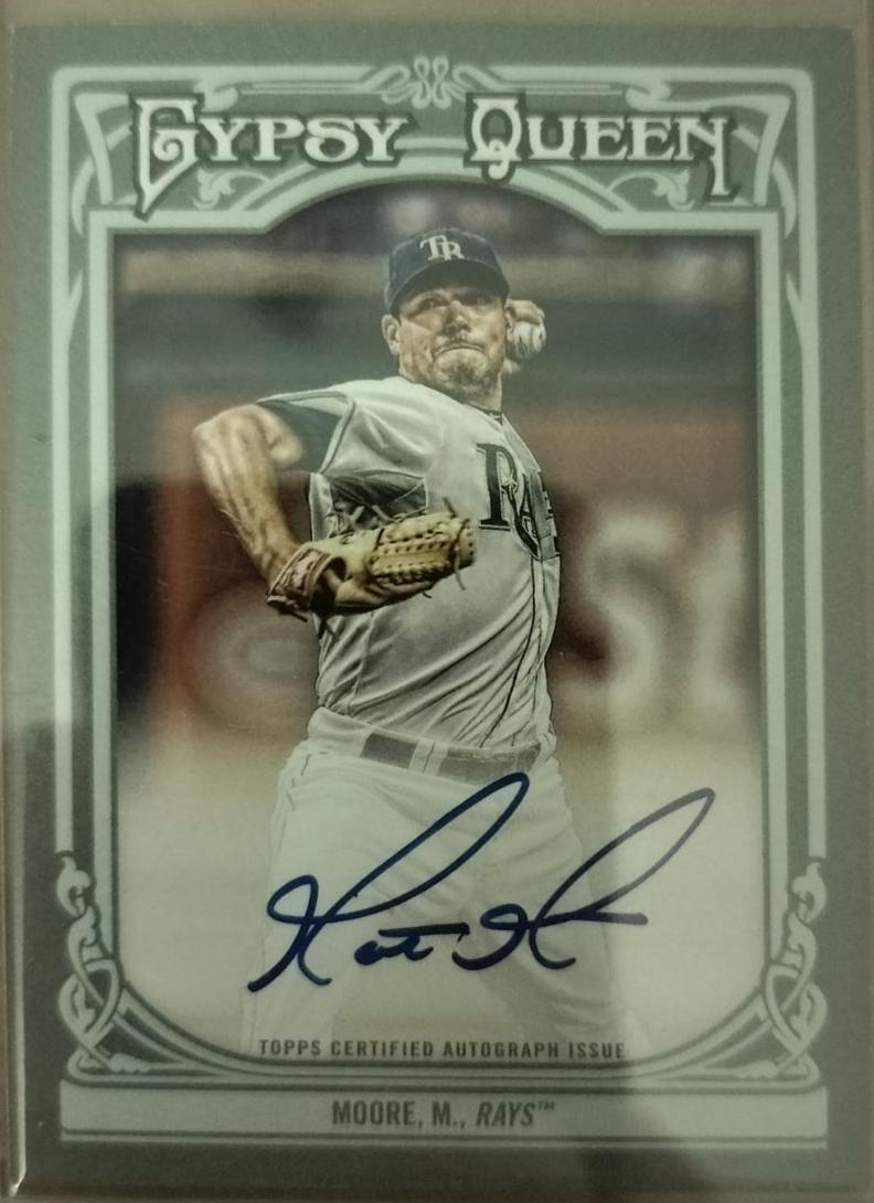 Matt Moore #GQA-MMO Baseball Cards 2013 Topps Gypsy Queen Autographs
