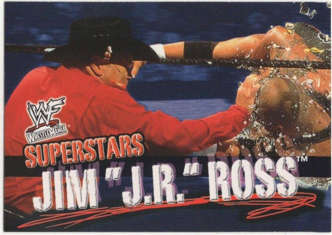 Jim Ross #32 Wrestling Cards 2001 Fleer WWF Wrestlemania