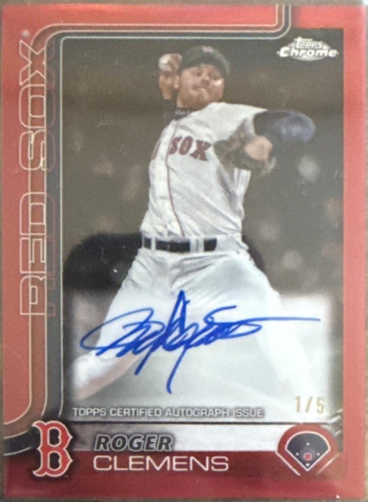 Roger Clemens [Red Refractor] #CBA-RC