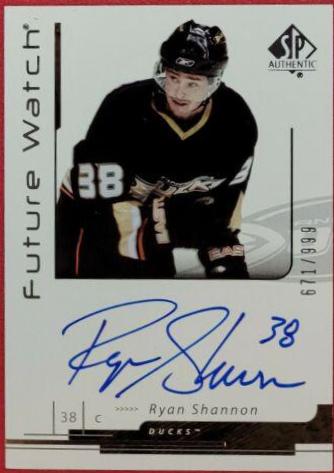 Ryan Shannon [Autograph] #161
