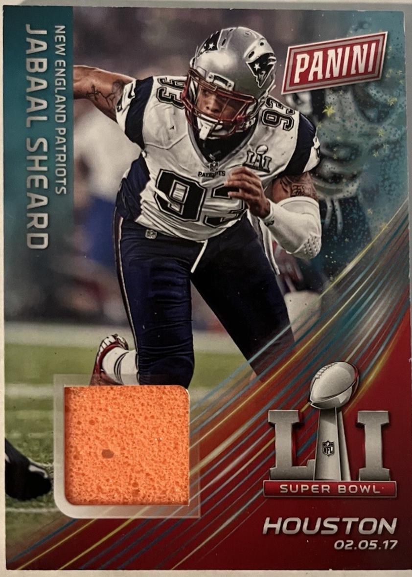 Jabaal Sheard #SB-12 Football Cards 2017 Panini Black Friday Super Bowl