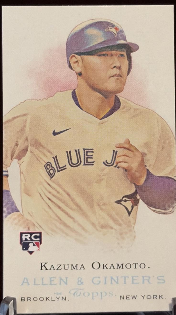 Kazuma Okamoto #RDV-14 2026 Onit Athlete Gravity Rookie Design Variation Baseball