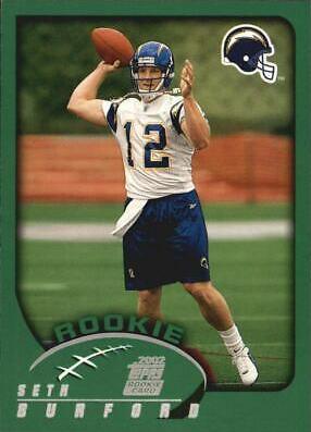 Seth Burford #355 Football Cards 2002 Topps