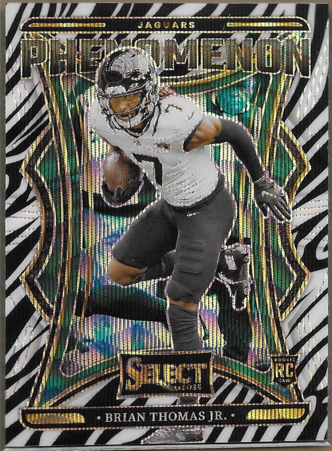 Brian Thomas Jr. [Zebra Prizm] #11 Prices | 2024 Panini