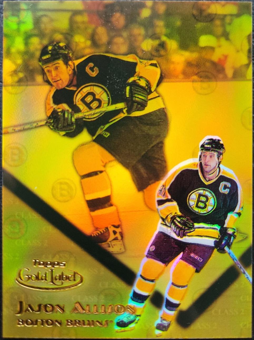 Jason Allison #36 2000 Topps Gold Label Hockey