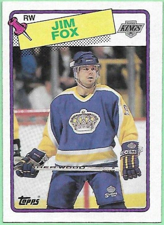 Jim Fox #139 Hockey Cards 1988 Topps