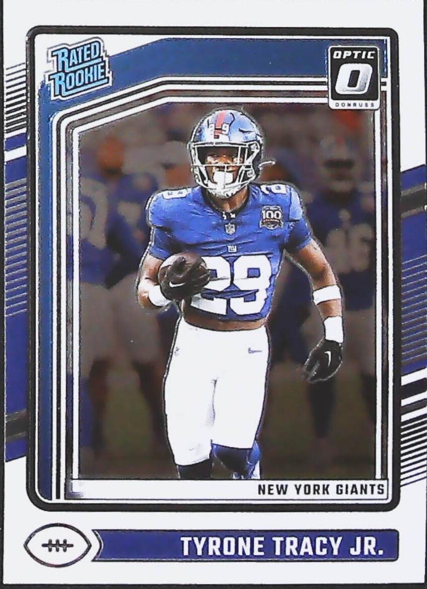 Tyrone Tracy Jr. #259 Football Cards 2024 Panini Donruss Optic
