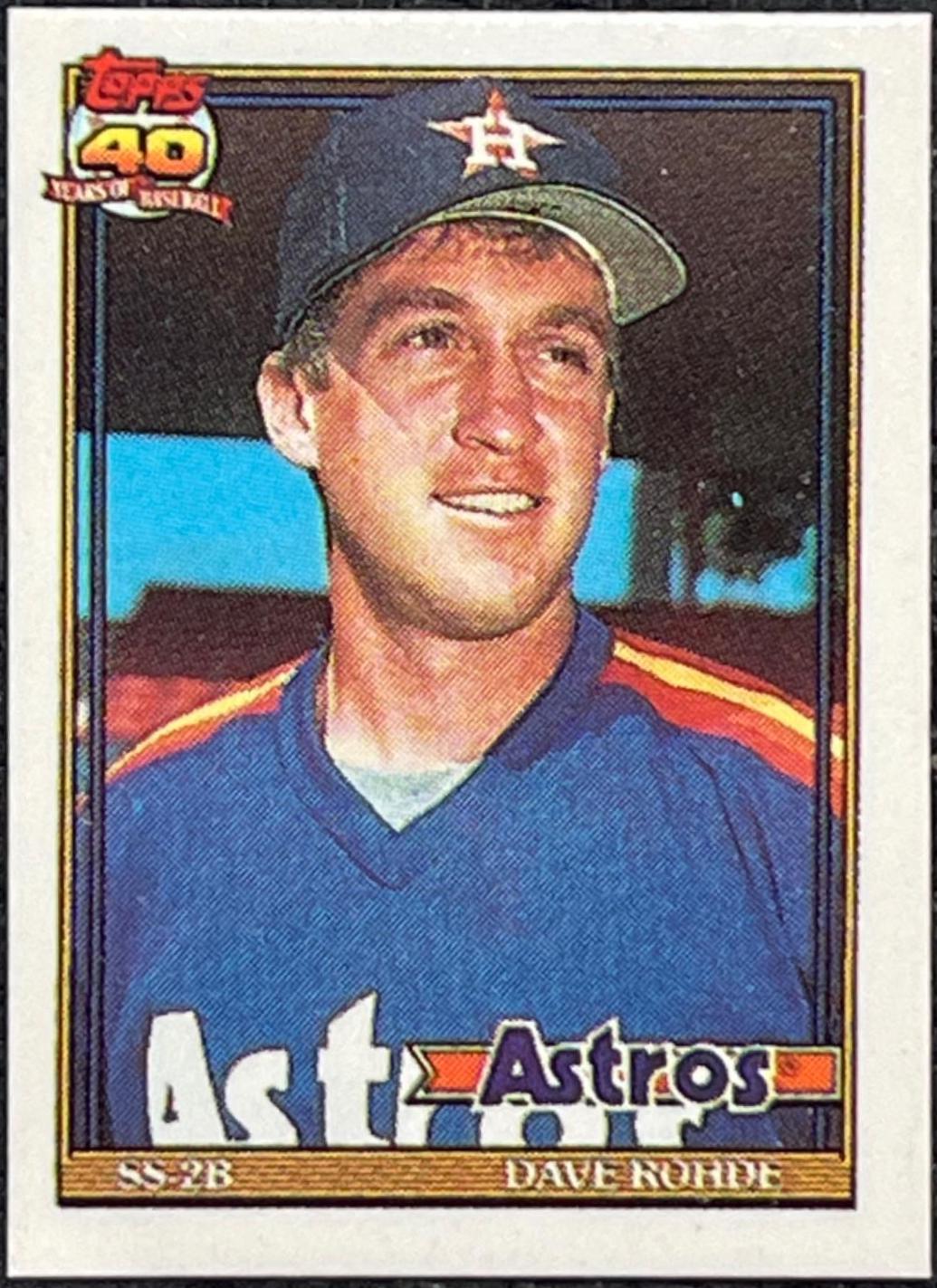 Dave Rohde #531 Baseball Cards 1991 Topps Micro