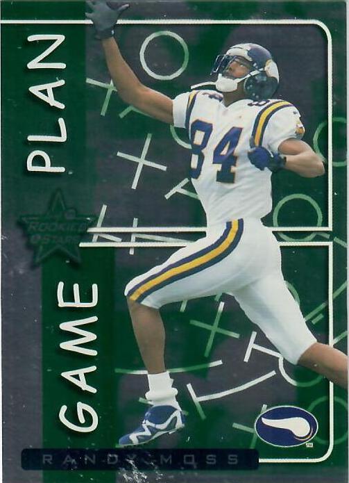 Randy Moss #GP-20 Football Cards 1999 Leaf Rookies & Stars Game Plan
