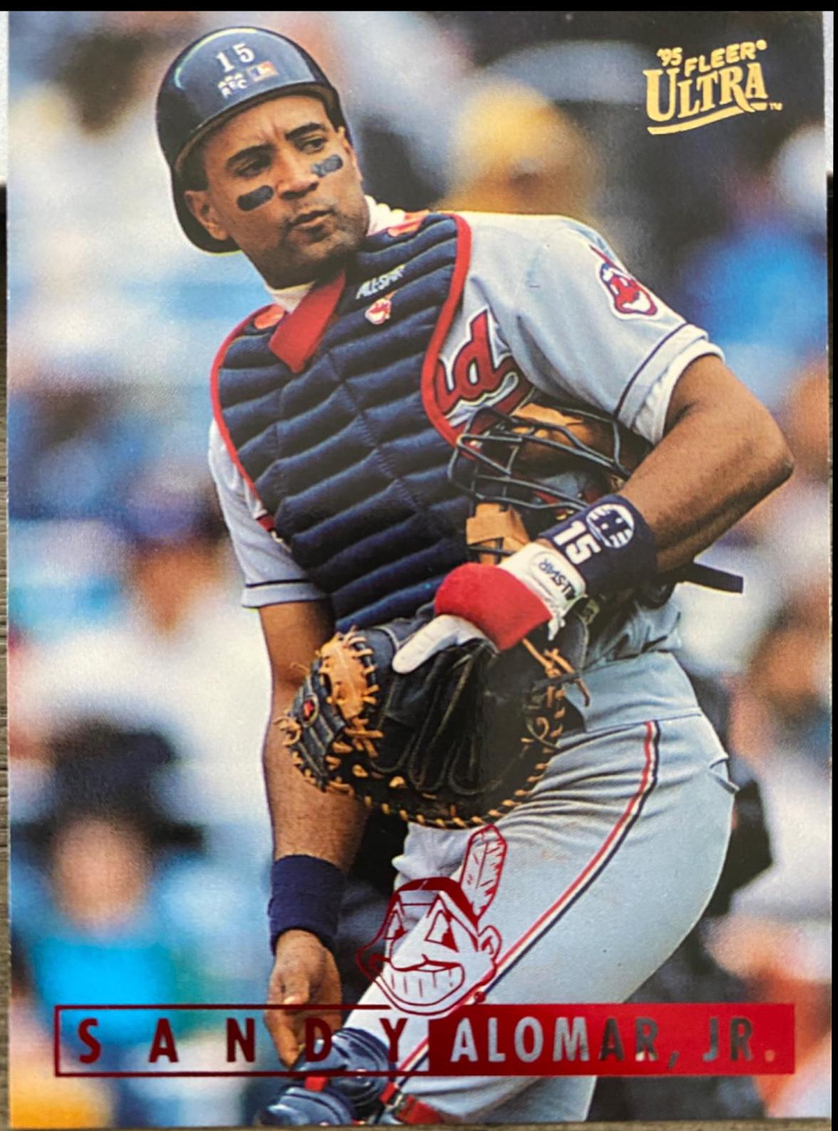Sandy Alomar, Jr #35 Baseball Cards 1995 Ultra