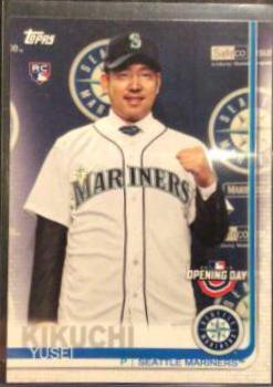 Yusei Kikuchi #55 Baseball Cards 2019 Topps Opening Day