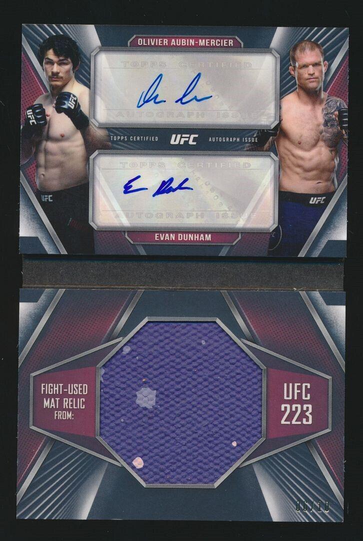 Olivier Aubin Mercier #KA-OAM Ufc Cards 2019 Topps UFC Knockout Autographs