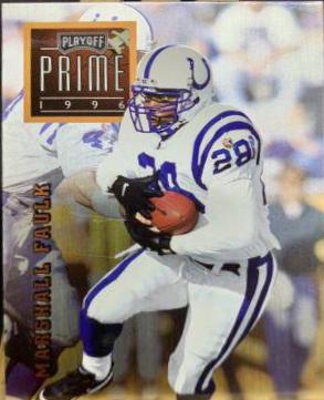 Marshall Faulk #5 Football Cards 1996 Playoff Prime