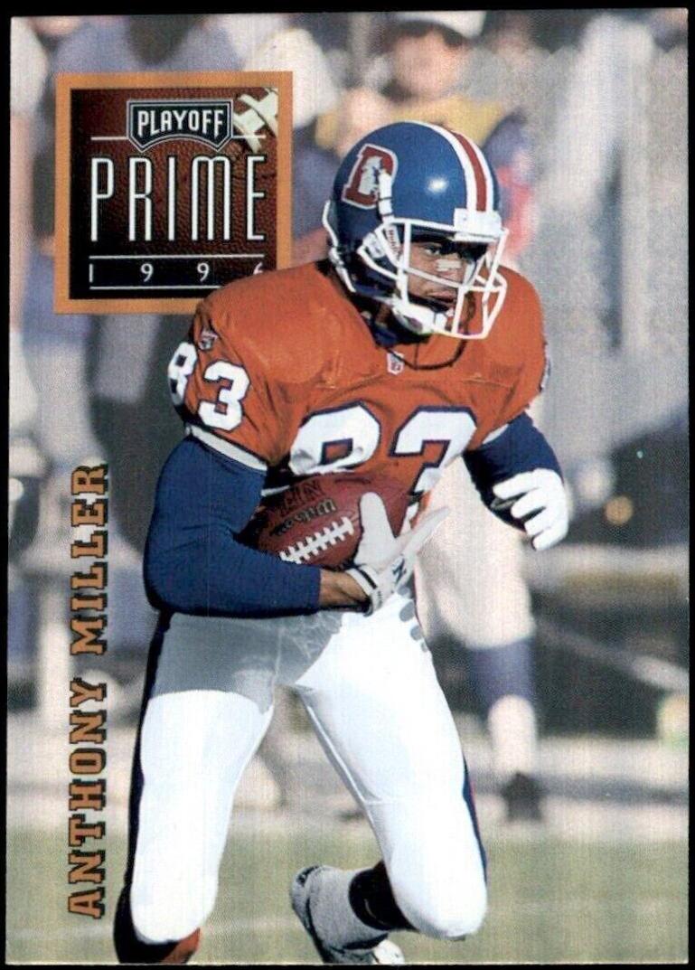 Anthony Miller #8 Football Cards 1996 Playoff Prime