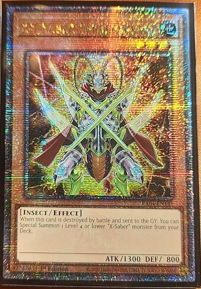 XX-Saber Emmersblade RA04-EN141 YuGiOh Quarter Century Stampede